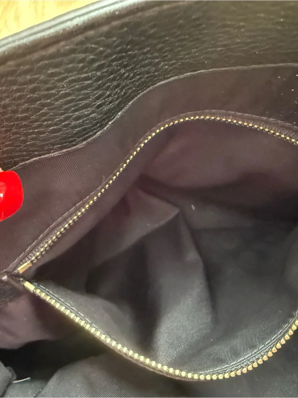 Tory Burch structured pebbled